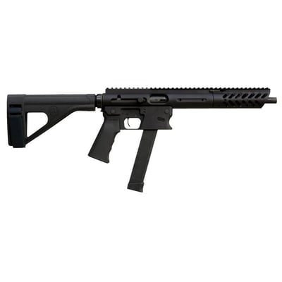 TNW Aero Survival Pistol 9mm Pistol 10.25" Barrel 33 Rounds Glock Style Magazine Free Float Hand Guard Matte Black - $659.00  ($10 S/H on Firearms)