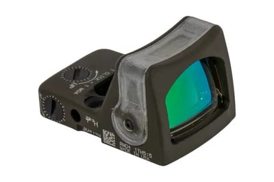Trijicon RMR Type 2 Dual Illuminated Reflex Sight -7 MOA - Amber Dot - OD Green - $359.99