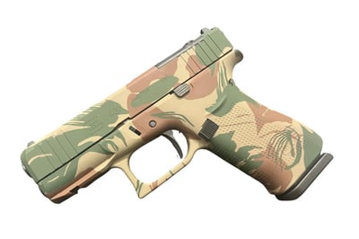 Glock Glock 43X 9mm 3.39" MOS Rhodesian Brush Stroke with (Two) 10 Round Magazines - $619.99 (Free S/H on Firearms)
