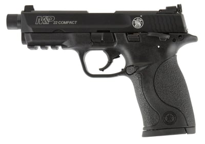 Smith & Wesson M&P22 Compact .22 LR 3.5" Threaded Barrel 3-Dot Sights Black 10rd - $342.39 after code "WELCOME20" 