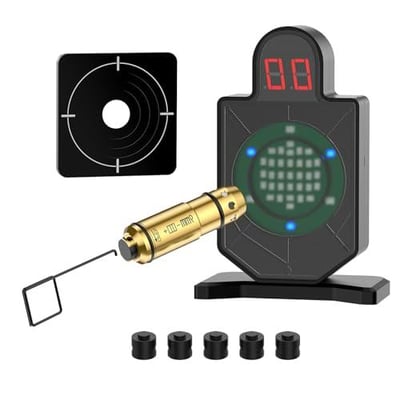 Generic Dry Fire Laser Training System Portable Target and 9mm Laser Training Cartridge with Chamber Extractor Tool - $29.99 After Code "V7DF2025" + FREE Shipping