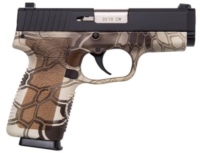 Kahr Arms CW9 9mm 3.60" 7+1 Kryptek Highlander Black Cerakote Polymer Grip - $215.45