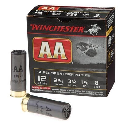 Winchester Super-X High Brass Upland & Small Game 12ga 2-3/4 1-1/4 oz #6  Shot 25/Box - MUNITIONS EXPRESS