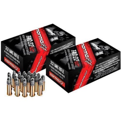 Norma USA TAC-22 .22 LR 40 Grain LRN 50 rounds - $3.99 (Free Shipping over $50)