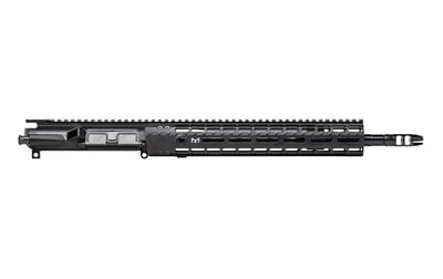 M4E1 Enhanced Complete Upper 14.5" 5.56 Mid-Length Barrel w/ Pinned Epsilon 556SL 12" M-LOK HG - Black - $429.95 