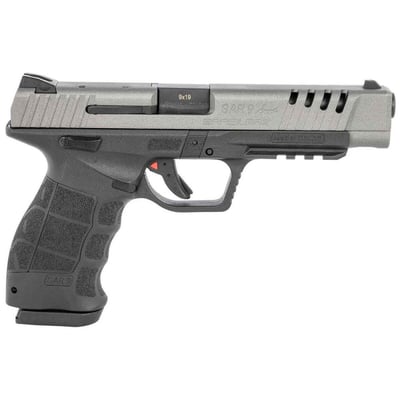 SAR USA SAR9 9mm 5.2" 17rd Pistol, Platinum - SAR9SPTPT - $299.99 