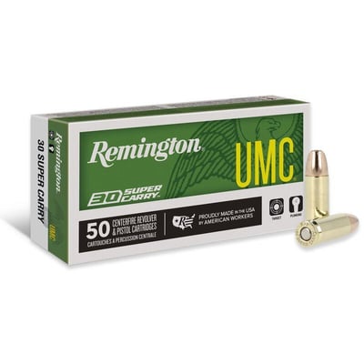 Remington UMC Handgun Ammunition .30 SC 100gr FMJ 1250 fps 50/ct - $15.99