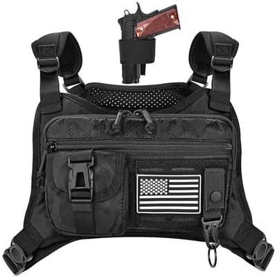 DEYACE Chest Bag Gun Vest Adjustable EDC Tactical Chest Pack - $22.99 + FREE Shipping