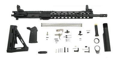 PSA 16" 5.56 NATO 1:7 Midlength Nitride 13.5" Lightweight M-Lok MOE EPT Rifle Kit w/ MBUS Sight Set - $399.99 