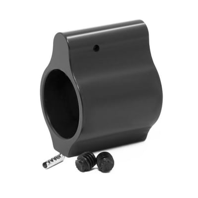 Breek Arms Low Profile AR-15 .750 Set Screw Steel Gas Block Black Nitride - $15.99