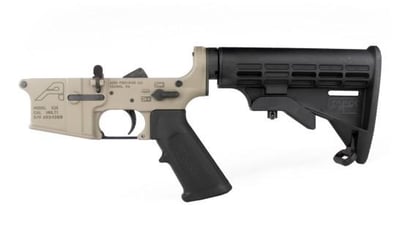 AR15 Complete Lower Receiver, Standard FDE Cerakote - $202.72 (add to cart price)  (Free Shipping over $100)