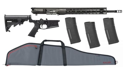 Aero Precision M5 .308 Complete Rifle Kit, M5 Complete Mil Spec Lower, 18" Rifle Length Adjustable Complete Upper Receiver, 3 Mags & Soft Case - $1199.99