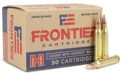 Hornady Frontier Military Grade 223 Remington 55 Gr FMJ - 500 Rd - $251.15 with code FREEDOM