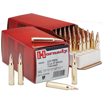Hornady Custom 223 55 GR Spire Point 50 Rounds - $23.59