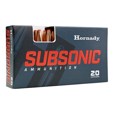 Hornady Subsonic Brass .30-30 Win 175 Grain 20 Rounds Sub-X - $21.29