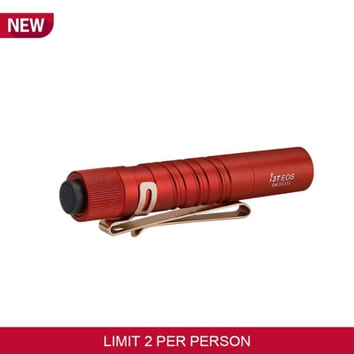Olight USA i3T EOS Red - $16.46 (Free S/H over $49)