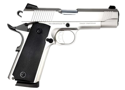 SDS Imports 1911 Carry with Rail 45 ACP 4.25" 8+1 Stainless Steel Black Polymer Grip - $500.06 (add to cart) 