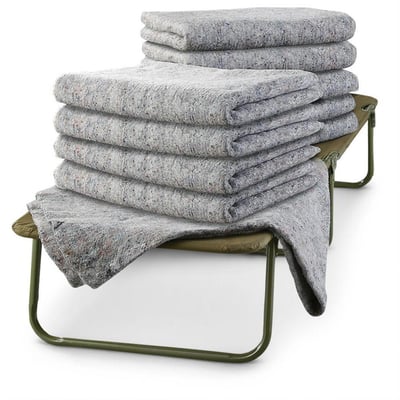 US Military Surplus Disaster Wool Blankets, 10 Pack - $62.99 (Buyer’s Club price shown - all club orders over $49 ship FREE)