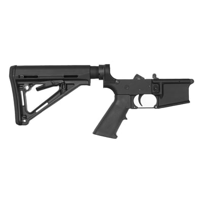 Davidson Defense (No-Logo) AR-15 Rifle Lower Build Kit, Adjustable Carbine Stock - $89.99 