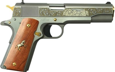 COLT 1911 Governmet Spirit of America Limited edition .45 ACP 5" barrel 7rd Custom w/Cherry Wood - $2349