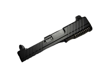 Assembled Glock 43/43X Black Combat Windowed RMSc Slide - $225