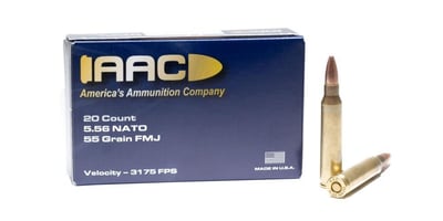 AAC 5.56 NATO 55gr FMJ Ammo 1000rd Case - $449.50 + Free Shipping 