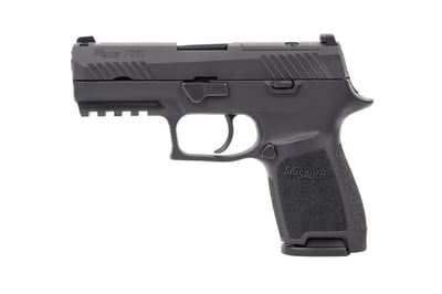 Sig Sauer P320 Compact Nitron OR 9mm 3.9" 15Rd Pistol - Black - 320C-9-BSSP - $399.95