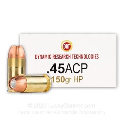 DRT 45 ACP 150 Grain Frangible HP 20 Rounds - $34.50