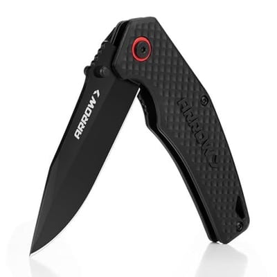 ARROW 3.5" Folding Pocket Knife for Men, Stainless Steel Tactical Knife with Liner Lock, Pocket Clip, Flipper & Thumb Stud Opening, Great Gift for Camping, Outdoor Activities, and Everyday Use - $9.99 + FREE Shipping