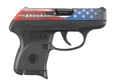 Ruger LCP .380 ACP 2.75" Barrel 6-Rounds with American Flag Slide - $207.37