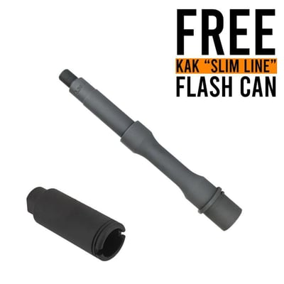 Bear Creek 7.5" Parkerized M4 Barrel, Pistol Length 5.56 + Free KAK Flash Can - $104.95