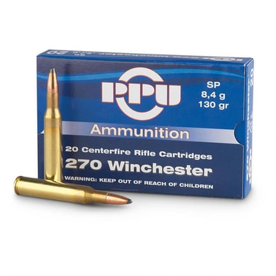 PPU, .308 Winchester, PSPBT, 165 Grain, 20 Rounds - $13.10 (Buyer’s Club price shown - all club orders over $49 ship FREE)