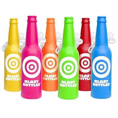 GoSports Outdoors Blast Bottles 6 Pack Shatterproof Shooting Targets with Rope - $22.56 (Free S/H over $25)