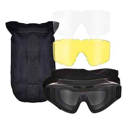 Military Tactical Safety Goggles Eye Protection for Shooting - $12.31 via code H2BMD8KP & FREE S/H (Free S/H over $25)
