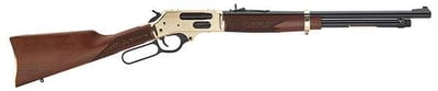 Henry Side Gate 45-70 Gov 5+1 19.80" American Walnut Polished Brass RH - $852.17 