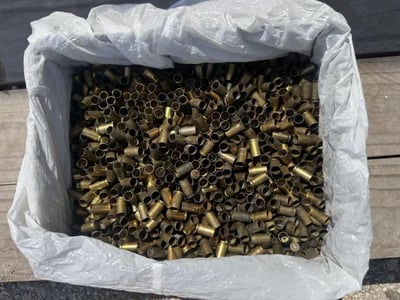 Once Fired 9mm Brass ~2500ct - $75 Free Shipping 