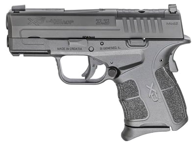 Springfield XD-S Mod 2 OSP Optics Ready 3.3" .45 ACP Pistol, Black - XDSG93345BOSP - $389.99