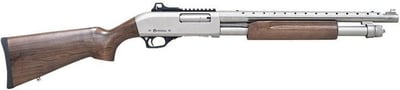 Legacy Sport Mariner 12GA 18.5" 4rd Pump Shotgun, Walnut / Nickel - $221.03 