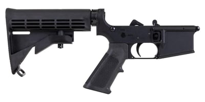 PSA Classic AR-15 Complete Stealth Lower, Multi-Caliber, M4 Stock, Aluminum, Hardcoat Anodized - $129.99