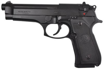 Beretta 92 FS 9mm 4.9" 15rd 3 Dot 2 Mags Black - $529.99 