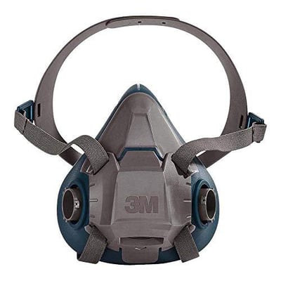 3M 6502 6500 Series Respirator, 4 Point Harness & Bayonet Connection 8"x7.2"x4" - $19.90 + Free Shipping