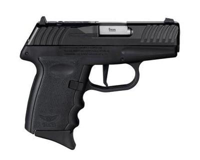 SCCY Industries DVG-1 Striker Fire Pistol, 9mm 3.10", Black Finish, 10 Rds - $168.82