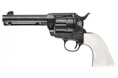 EMF The Shootist 45 Colt Single-Action Revolver with Enhanced Engraved Ivory Grips - $582.93