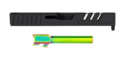 RTB G17 Gen 3 Black Nitride Slide + Radioactive PVD Barrel Combo – 9mm - $152.95 after Code: DECOFF