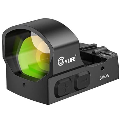 42% off CVLIFE BearMight M02 Green Dot Sight 3 MOA Reflex Sight for RMSc RMS Footprint Auto-Brightness Motion Awake Optic for Compact Pistol, 5000G Shockproof Optics with Adapter for MOS/RMR/Picatinny w/code GH437EBS - $98.59 + FREE Shipping
