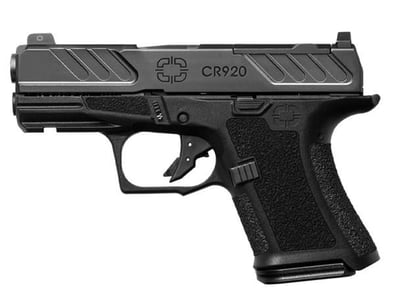 Shadow Systems CR920 Foundation 9mm 3.41" 13rd Optic Ready Pistol w/ Low Co-Witness Sights Black - $430 (Free S/H)