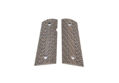 1911 COMPACT MICARTA OLIVE WOOD GRIPS - $39.99