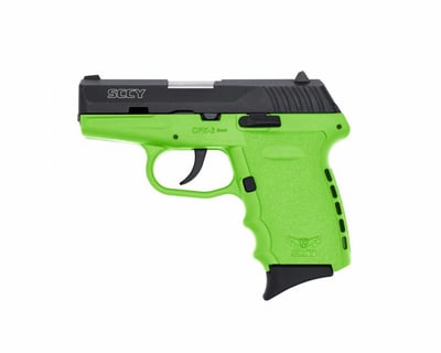SCCY CPX-2 RD 9mm 3.10" 10+1 Rnd Lime NMS CTS-1500 Red Dot - $319.99 after code "WELCOME20"