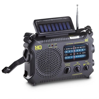 HQ ISSUE Multi-Band Dynamo & Solar Powered Radio - $35.99 (Buyer’s Club price shown - all club orders over $49 ship FREE)