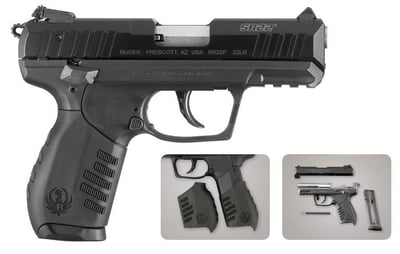 RUGER SR22 22LR RIMFIRE PISTOL WITH 3 MAGS - $379.99 (Free S/H over $450)